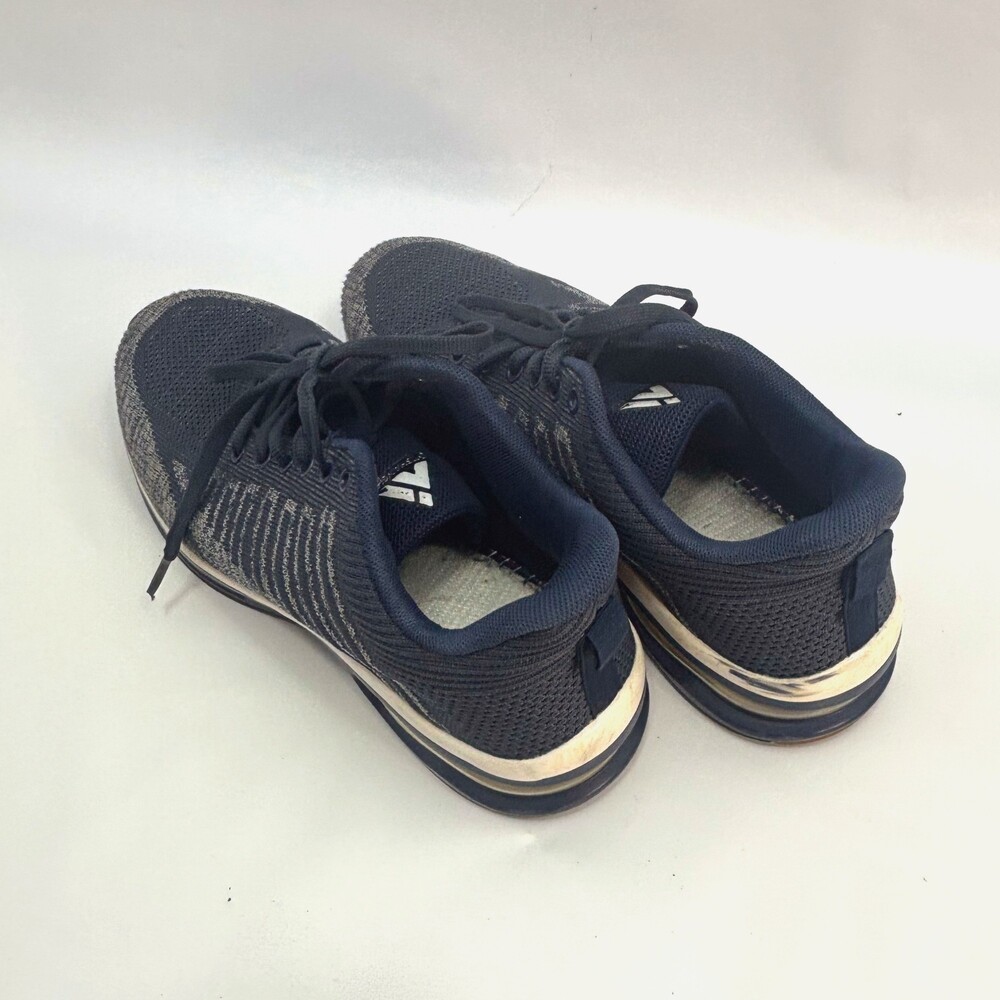 Adidas Running Shoes Navy Blue Mesh Knit Pattern Size 8.5